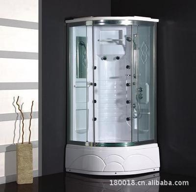 杭州和豐潔具廠 YH2001-9白色扇形整體淋浴房，簡(jiǎn)約美學(xué)與實(shí)用性的完美融合